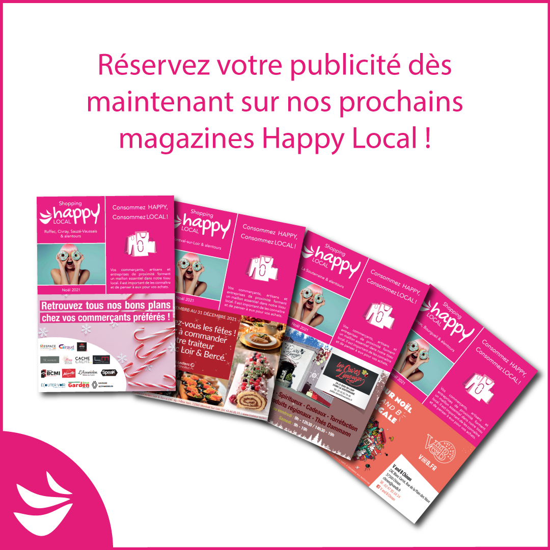 You are currently viewing Réservez votre publicité Happy Local édition printemps !